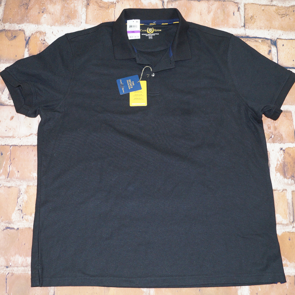 Club Room Mens Estate Performance UPF 50 Polo
